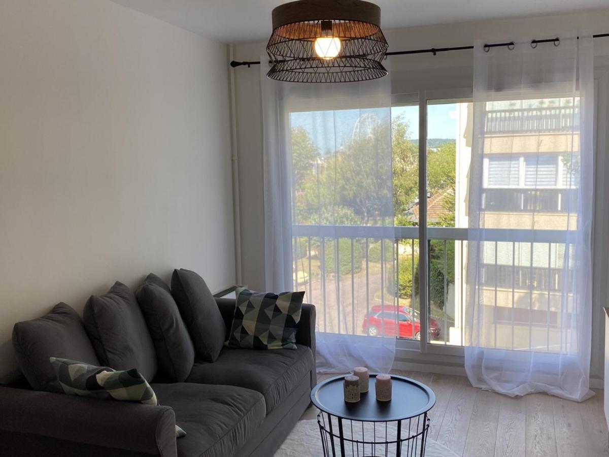 Charmant 2 Pieces Avec Parking Et Ascenseur, Proche Centre-Ville De Cabourg - Fr-1-487-323 Bagian luar foto